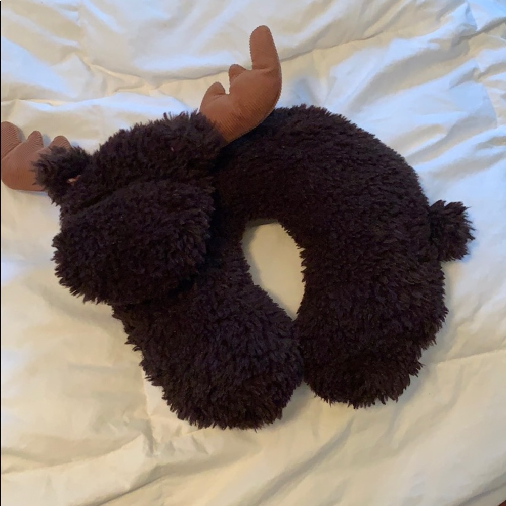 Pottery Barn Kids neck pillow - moose!